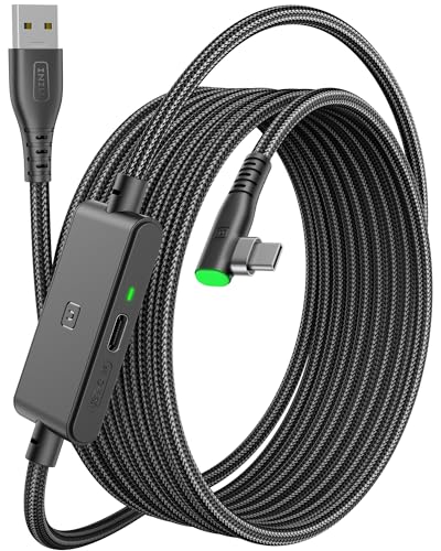 INIU 5M VR Link Cable with Separate Charging Port, USB 3.0 to USB